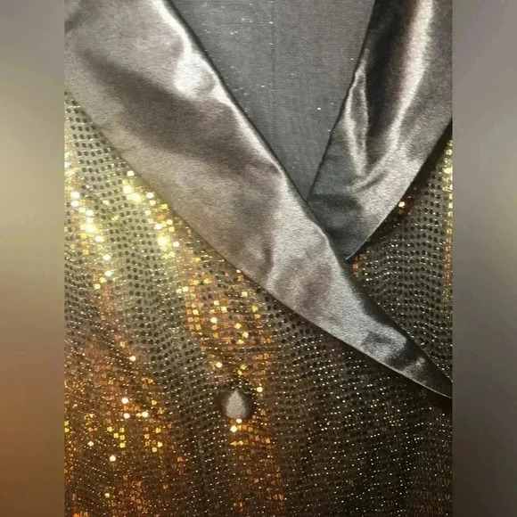 VENUS Women’s Metallic Blazer Mini Dress - Picture 7 of 16